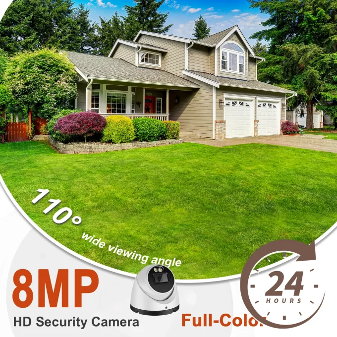 Real 4K Security PoE Dome Camera MN832 - Image 3