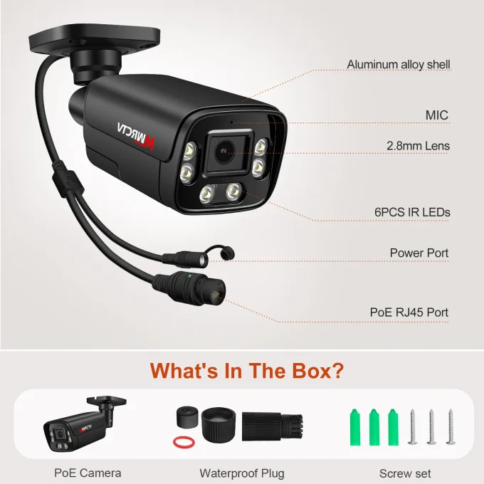 4K HD IP PoE Bullet Camera-MN853 - Image 9