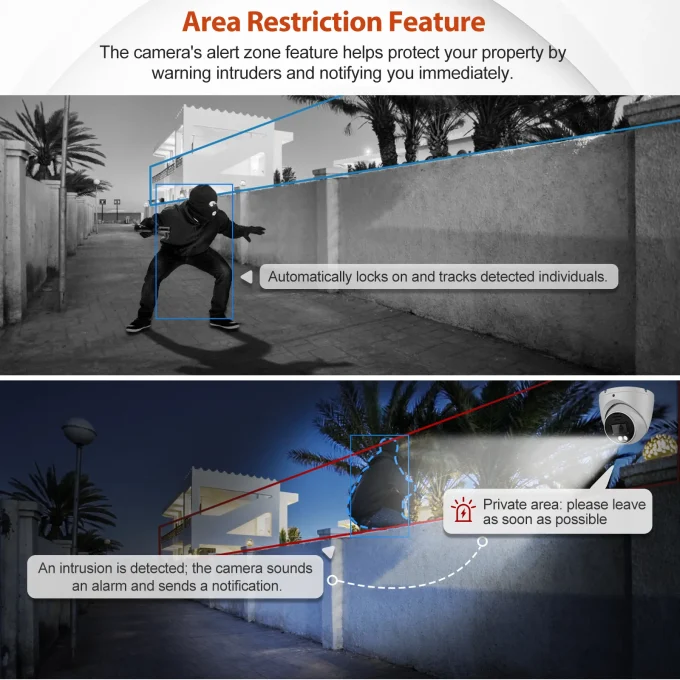 4K POE Security Camera Outdoor With SD Slot-MN858-PS - Image 7