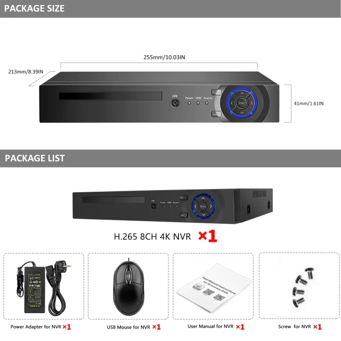 Eyes.sys 4K NVR 8CH Network Video Recorder-22186 - Image 5