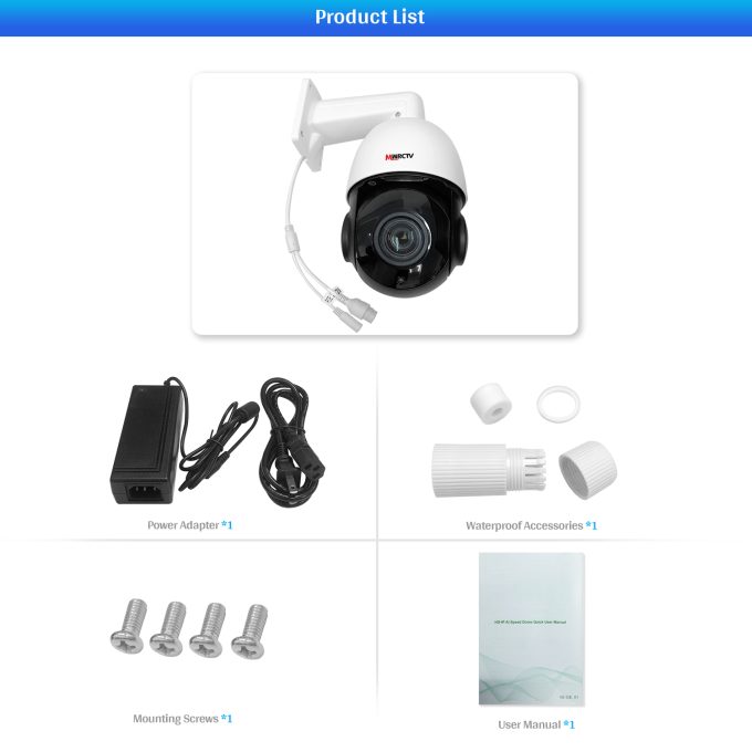 6MP PTZ PoE Security Camera MF831 - Image 11